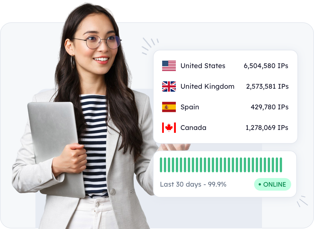 Residential proxy network