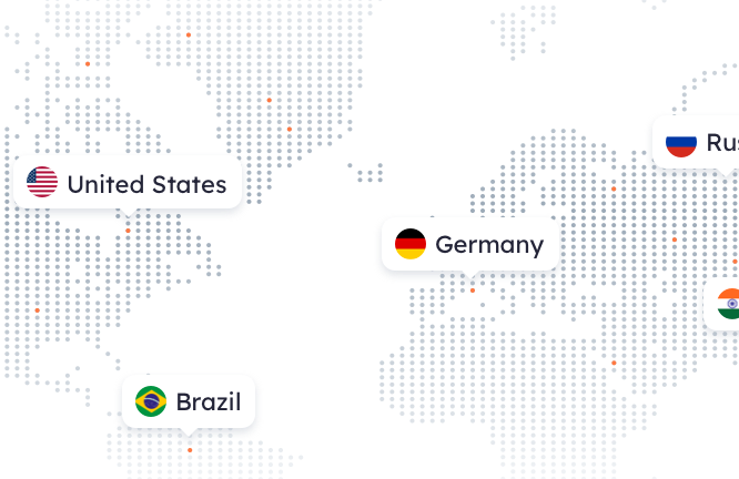 Global geographic targeting map